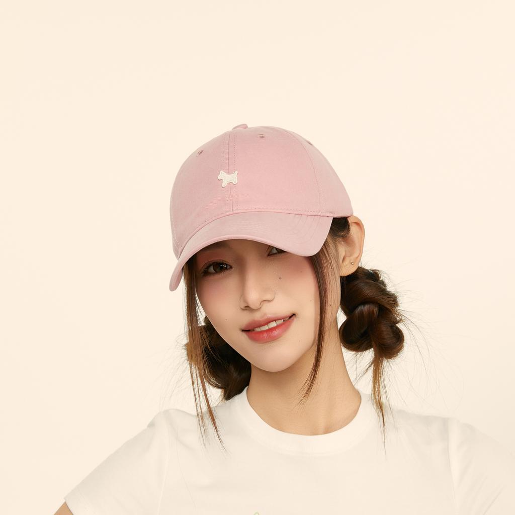 Fashion Hat Korean early spring new Korean pony embroidered baseball cap women's big head circumference showing face small peaked cap