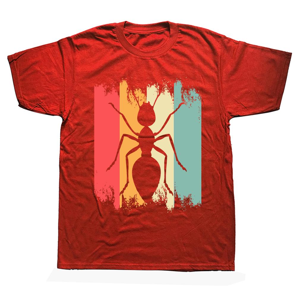 Funny Types of Ants Science Bug T Shirts Summer Cotton Streetwear Short Sleeve Ant Keeper Farm Gifts T-shirt Mens Clothing