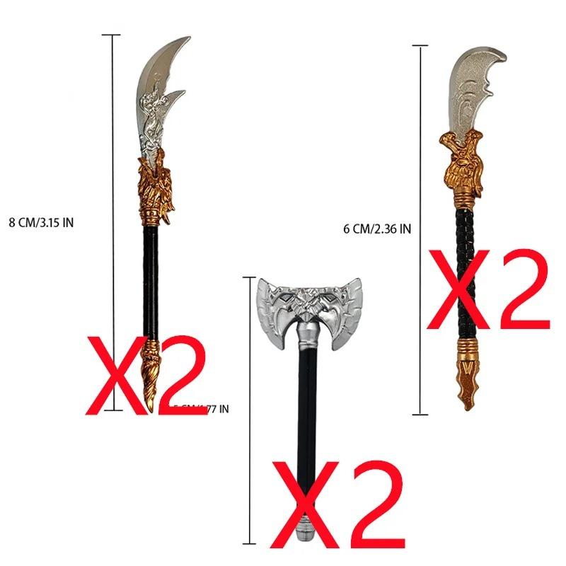 MOC Medieval Weapon Knight Building Block Accessories Character Helmet Hat Academic Gown Axe Sword Shield Brick Toy Gift K073
