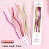 Ins Style Retro Curved Birthday Candles