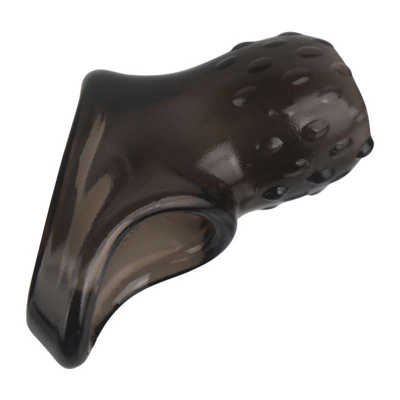 Yun Man Soft Rubber Male Penis Sleeve with Stimulating Granules & Spikes - Intimate Couples Set