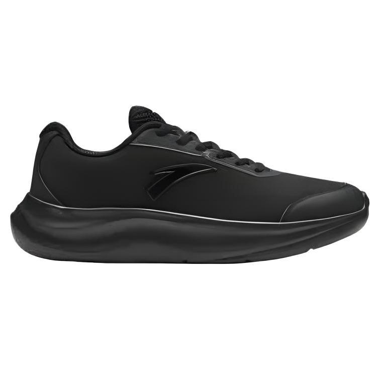 Anta Comfortable Versatile Shock Absorbing Wear Resistant Waterproof Low Top Casual Running Shoes Women sneaker Black 922545505-4