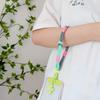 Y2k Korea Ctue Flower Candy Color Phone Lanyard Simplicity Short Phone Strap Pearl Style Phone Chain Bracelet Phone Accessories