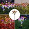 LED Solar Garden Lights Outdoor Solar Butterfly Flower Tree Lights Waterproof for Outdoor Garden Path Atmosphere Roof Decoration