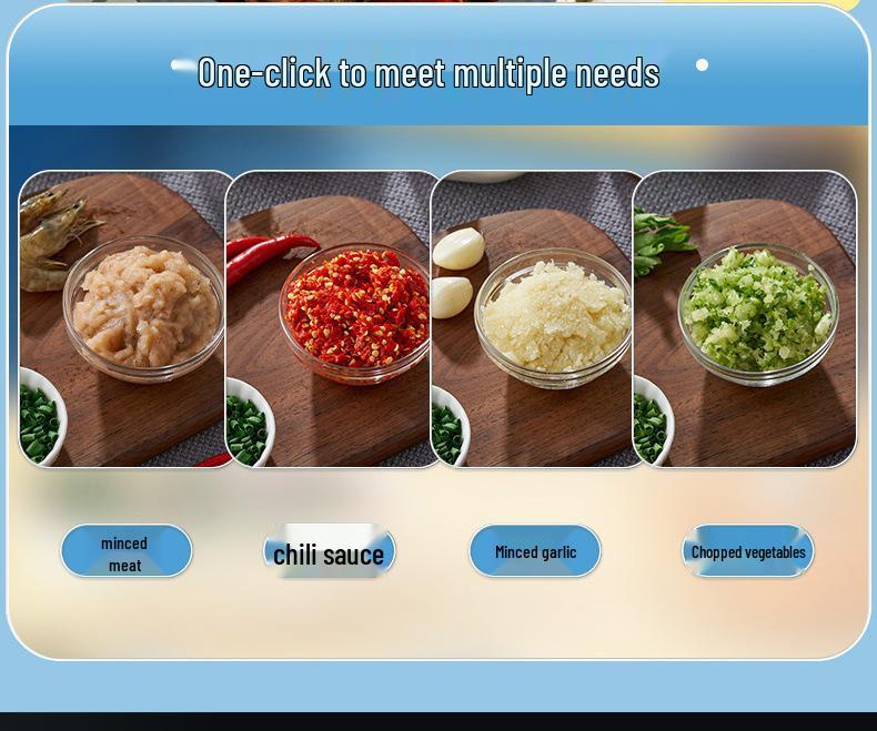 Versatile Electric Meat and Vegetable Grinder for Mincing, Filling, and Chopping Tasks