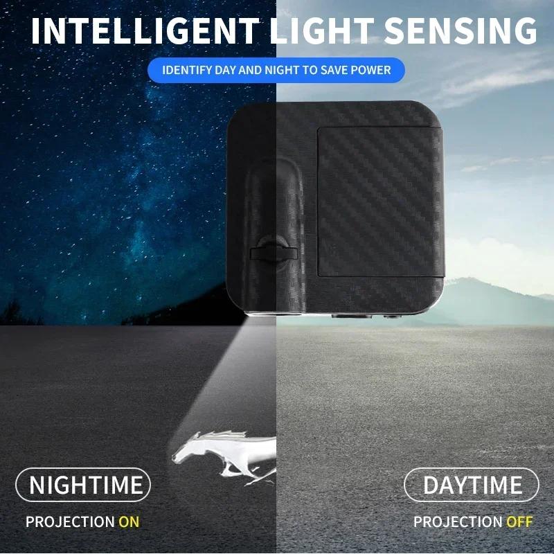 Car Sticker Hot For Ford 1/2Pcs LED Logo Projector Car Door Welcome Open Light for Ford Mustang 2005 2010 2015 218 GT Mujer Elea