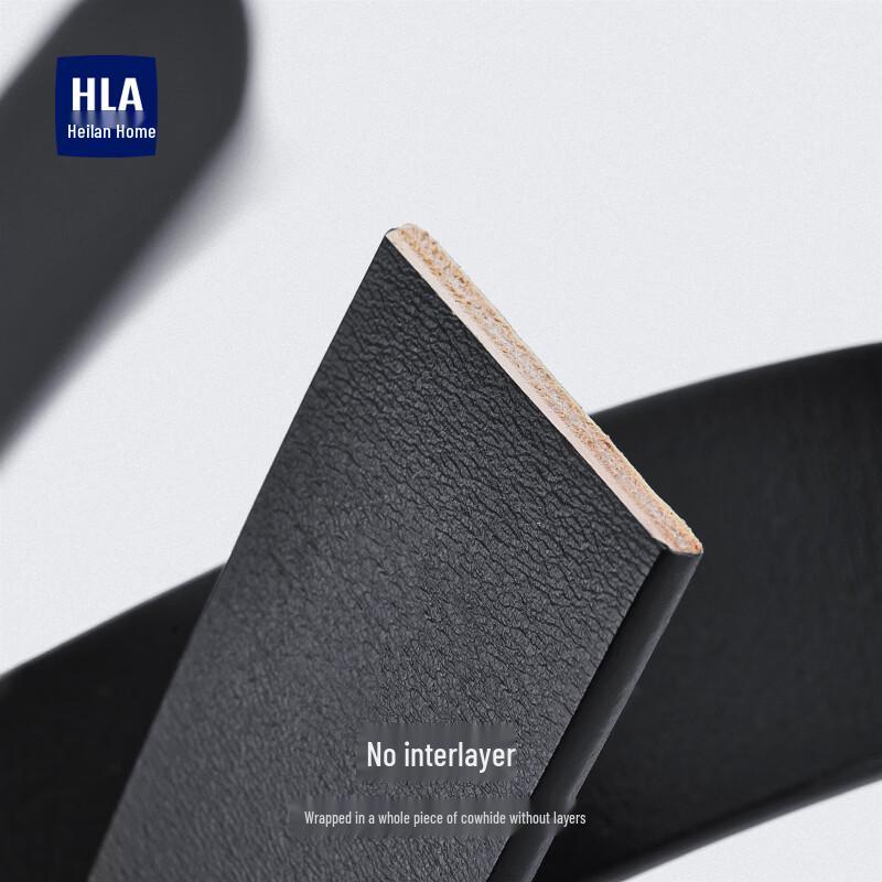 Heilan Home Men's Genuine Leather Pin Buckle Belt