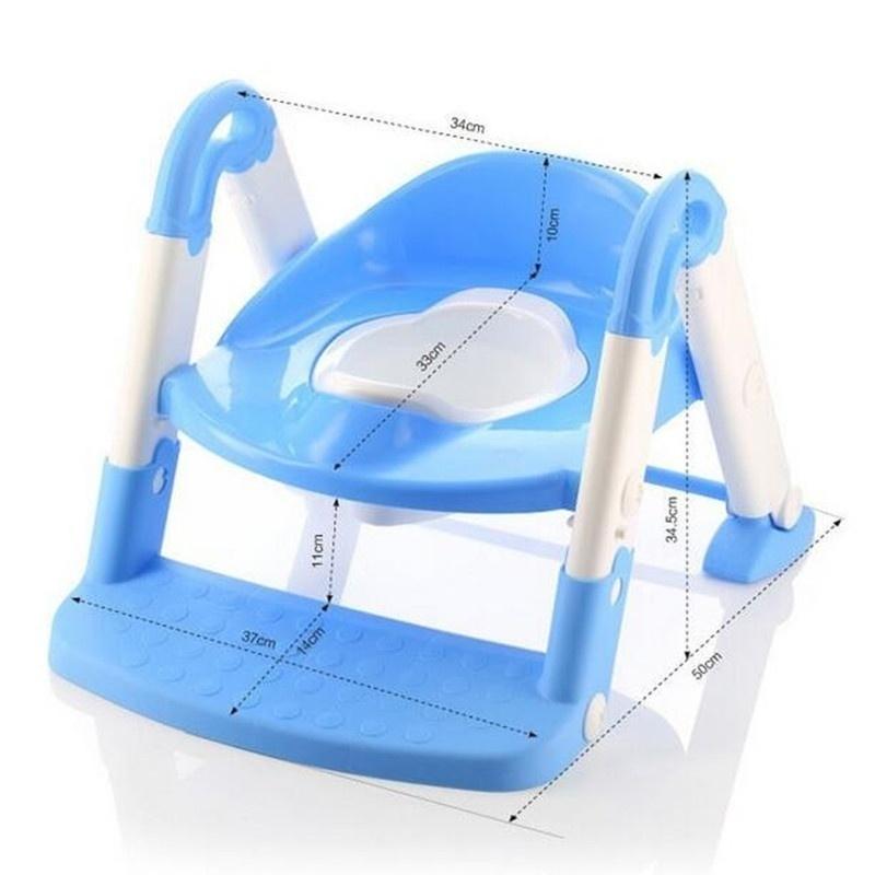 Kleinkind Baby Kinder Kind Töpfchentraining Toilette Leiter Sitz Stufen Klappstuhl Platz sparen