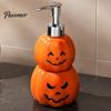 Refillable Shampoo Bottle Grimace Pumpkin Soap Dispenser Bottle, Halloween Lotion Pump Cute Hand Container for Liquid And Body Wash Party Table Decor
