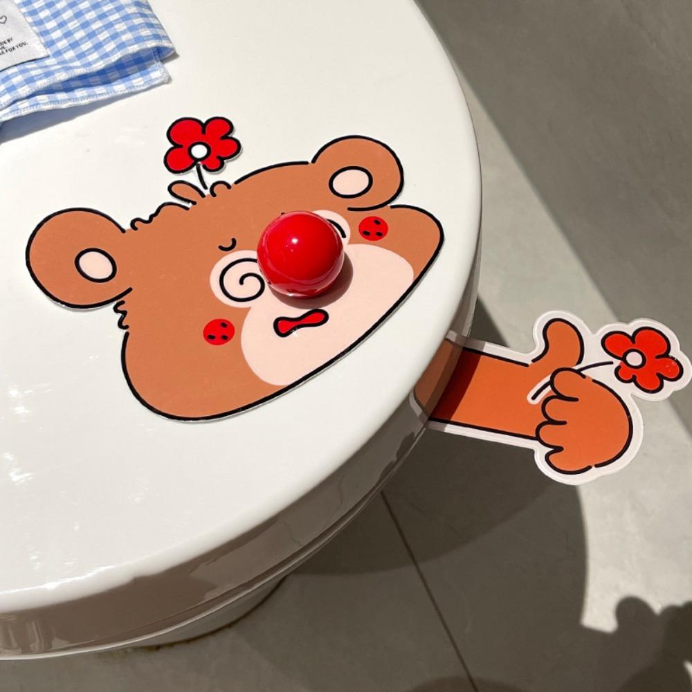 

Cartoon Flip-Style Lid Lifter Hands-Free Toilet Seat Cover Lifter Cute Toilet Lid Lifter Hotels Style C