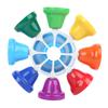 8 Tone Hand Bells Rainbow Color Children S Musical Tambourine Toys Instrument Accessories