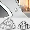 Car Wheel Cap Steering Emblem Shell Sticker Chrome Emblem For Maybach Hood Lay Stand Logo S500 S600 V12 Side Fender Trunk Badge Qu1