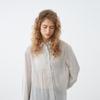 Love & Nancy Chemise d'automne pour femme de style coréen à simple boutonnage - Design Treize Lignes