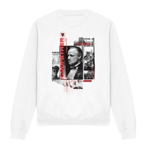 The Godfather Unisex Adult Don Vito Corleone Collage Sweatshirt
