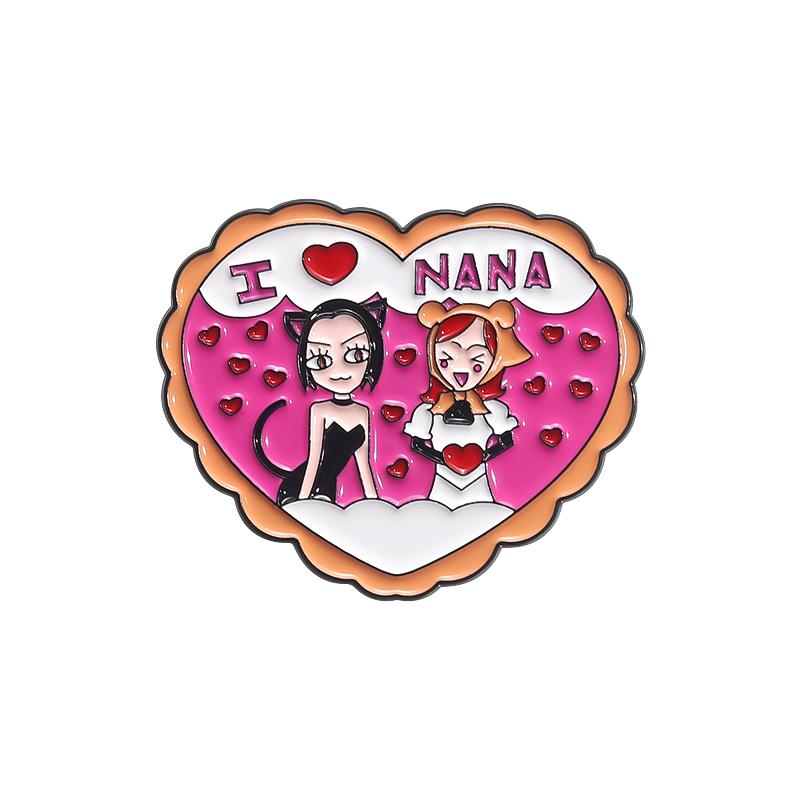 Xiaomi Anime Girls Collections Enamel Pins Cartoon Manga Character Brooches Clothing Lapel Badge Fashion Jewelry Gifts for Fans Friends