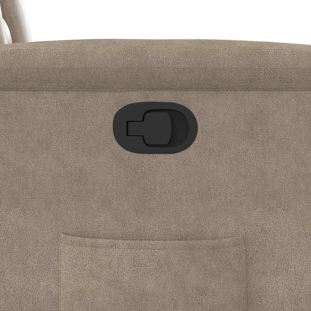 Recliner Chair with Lift Assist Taupe Microfiber Fabric