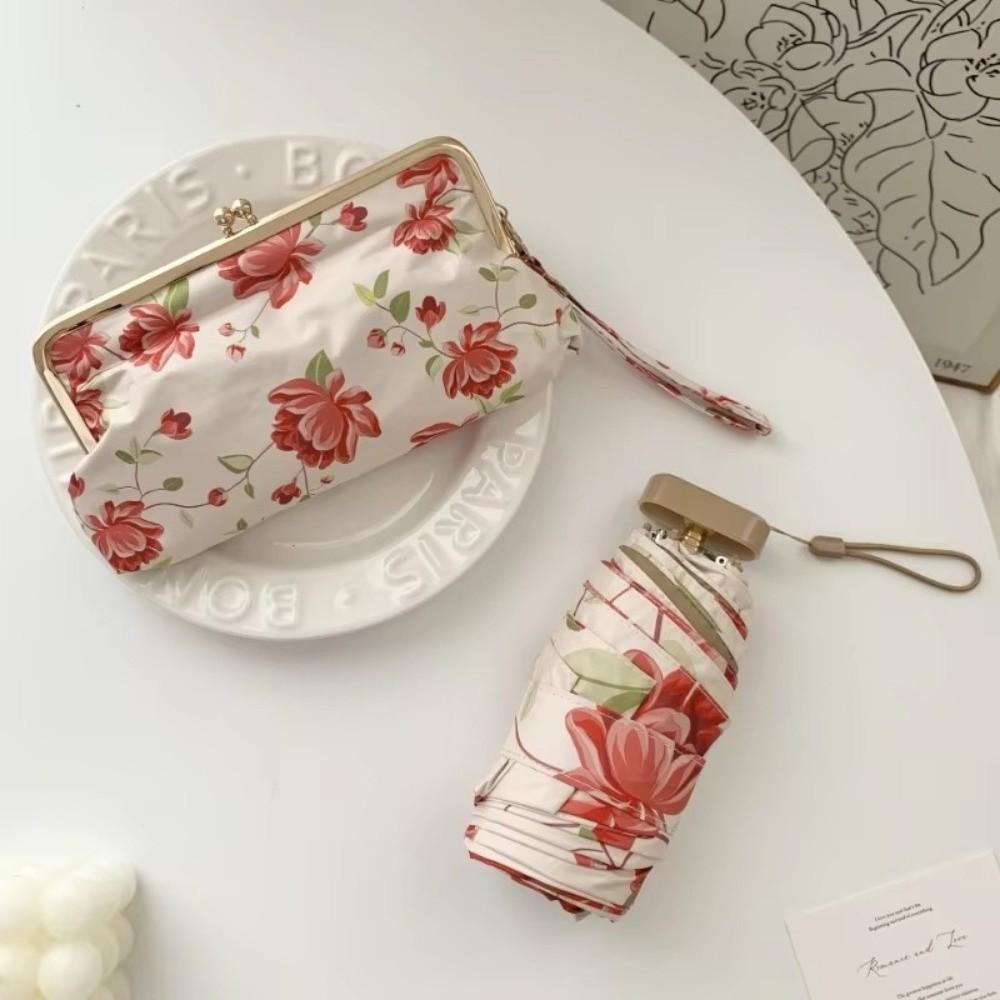 Mini slunečník s UV ochranou Dvojí použití Kapesní kapslový deštník Kreativní slunečník Léto