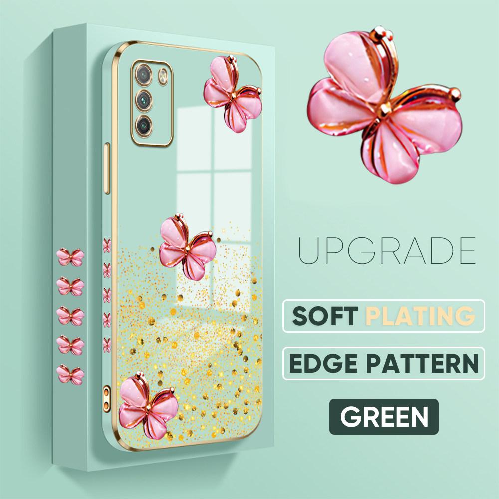 Barevné vzory tisku Pouzdro se čtvercovým vzorem na hraně Pokovené pouzdro na telefon Luxusní měkké pouzdro na telefon pro Huawei Honor Xiaomi Redmi