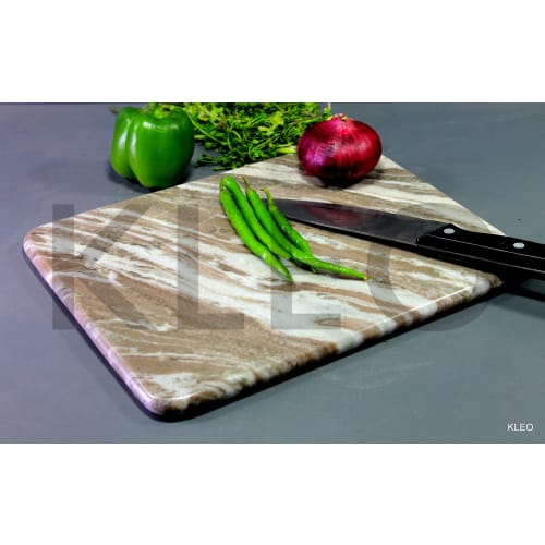 KLEO Chopping Board - Handcrafted Rectangular White Marble 23cm X 46cm - Cheese Platter, Kitchen Utensil, Wine Serveware, Birthday, Anniversary, Corpo
