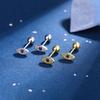Super Shiny Demon Eye Screw-in Mini Cartilage Earrings - Comfortable for Sleeping