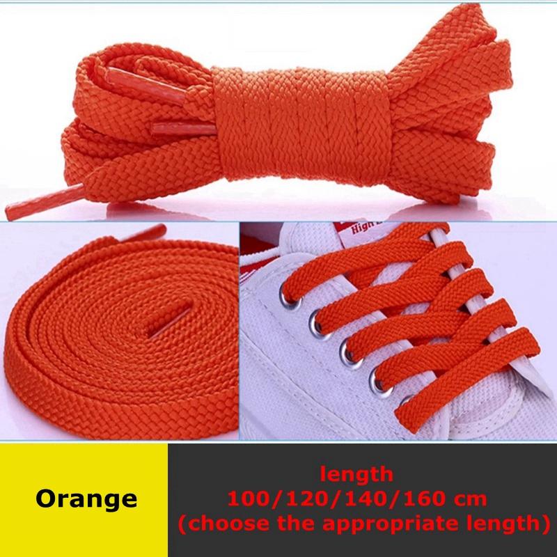 26 Colors Quality Classic Shoelaces for Sneakers Shoe laces flattened Casual Shoelace Elastic Laces 100/120/140/160CM Strings
