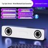 Bluetooth Desktop Speakers with Wired Subwoofer Soundbar for Home and Gaming Use