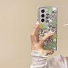 Luxury Rhinestone Pearl Flower Phone Case for Samsung Z Flip 8/7/6 Fold