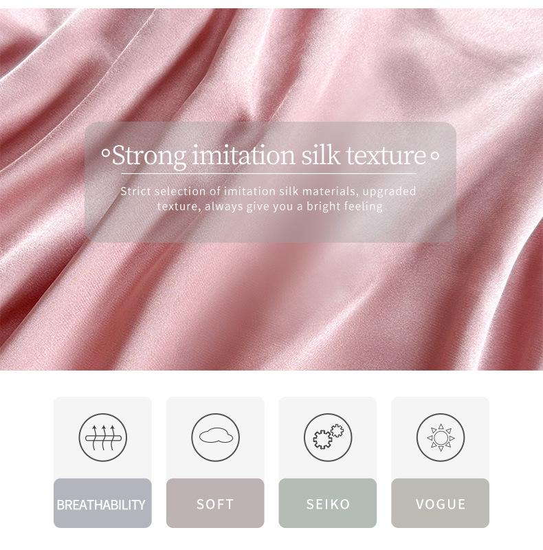 Women's Backless Spaghetti Strap Imitation Silk Pajamas Set - Casual, Fashionable, Sexy Shorts Lounge Wear