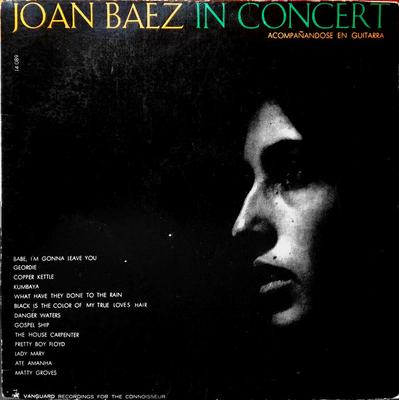 LP Record JOAN BAEZ  In Concert 14089 Music Hall Argentina CountryFolk Used