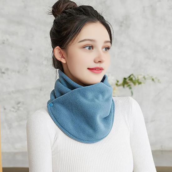 Winter Neck Warmer Windproof Fleece Neck Gaiter for Men Women Soft Warm Balaclava Face Cushion for Cold Weather
