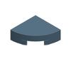 10pcs 25269 Tile Round 1x1 Quarter Brick Moc Accessories Works With featuring Block DIY Children's Toy Assembly Parts