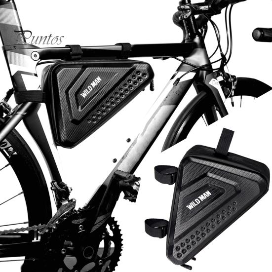 Sacoche De Guidon Vélo Wildman XT1 – étanche – Noir – 1,2L – Réfléchissante