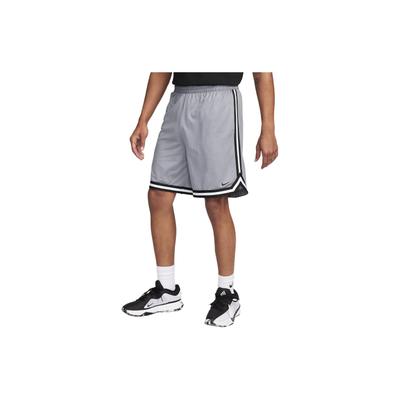 Basketball Shorts With Striped Pattern And Elastic Mid Waist Men Bottoms Gray FN2651-065