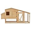 VidaXL Poulailler Bois de pin massif 178x67x92 cm