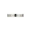 Gucci Diamond Pattern Engraved Shiny 925 Silver Ring Unisex rings 843813J8400