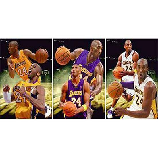 European & American 3D Stereo Sports Poster: Gradient Naked Eye Lenticular Art