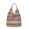 New Fashion Casual Bag Large Capacity Shoulder Bag Women's Handbag Woven Bag Striped Bag Tote Bag