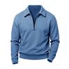 Men S Casual Plus Size Half Zip Long Sleeve Sweatshirt
