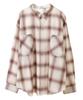 Casual Assorted Regular Collar Shirt for Check Brown [Green Parks] Women,