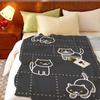 Game N-Neko A-Atsume Throw Flannel Throw Blanket, Lightweight Cozy, Durable Washable Cute Cool