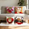 Anime Eddsworld Tord Pillow Case Sofa Living Room Bedroom Headboard Backrest Cushion Square Cushion Nap Time