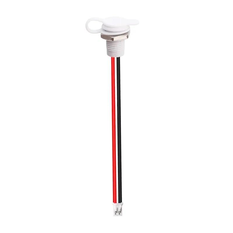 2-Pin Type-C Female Socket Connector Jack Female Charging Port with Snap Type-C Waterproof Female Dock Charger 1/5/10PCS