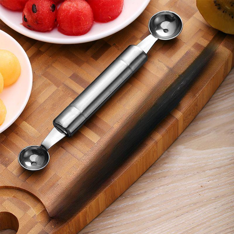 

Мяч для копания фруктов, артефакт, арбузная ложка, нож для резьбы из нержавеющей стали, тарелка, многофункциональный резак для фруктов, два в одном dig ball + dig ball