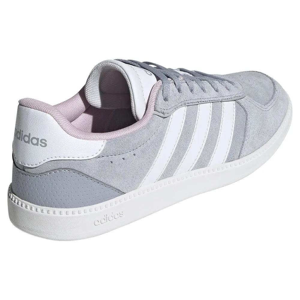 Adidas breaknet sleek sneakers leather upper gray