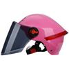 [Custom] Summer Half Helmet for Motorcycle/Electric Bike Unisex Safety with Sun-Protective Clear Visor 3C/DOT Certified