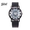 Precise Quartz Watch Men Hollow Round Dial Vintage Casual Formal
