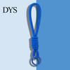 High Elasticity Rope Strap 2Pcs Braided Pendant Lightweight High-Elastic Keychain Holder with Soft Touch Wrist Reinforced Knot Design Macaron