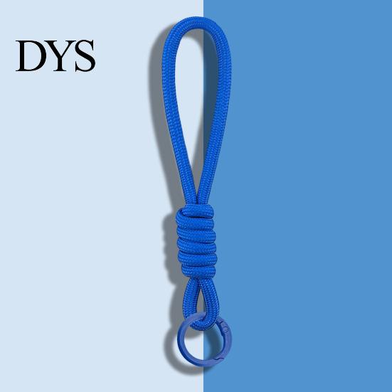 High Elasticity Rope Strap 2Pcs Braided Pendant Lightweight High-Elastic Keychain Holder with Soft Touch Wrist Reinforced Knot Design Macaron