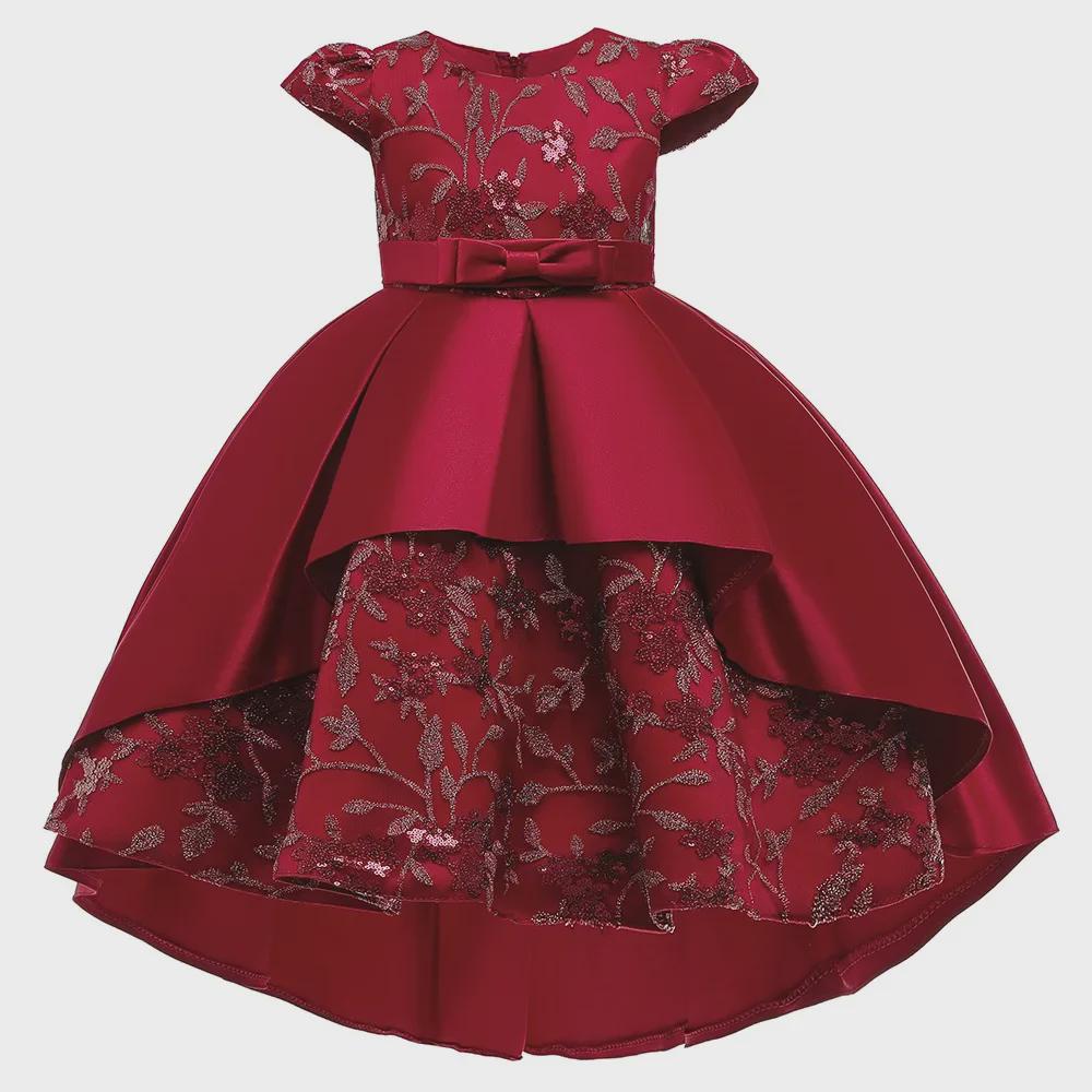 Europäisches & Amerikanisches Blumenmädchen Hochzeits Prinzessin Puffkleid für Laufsteg-Performance