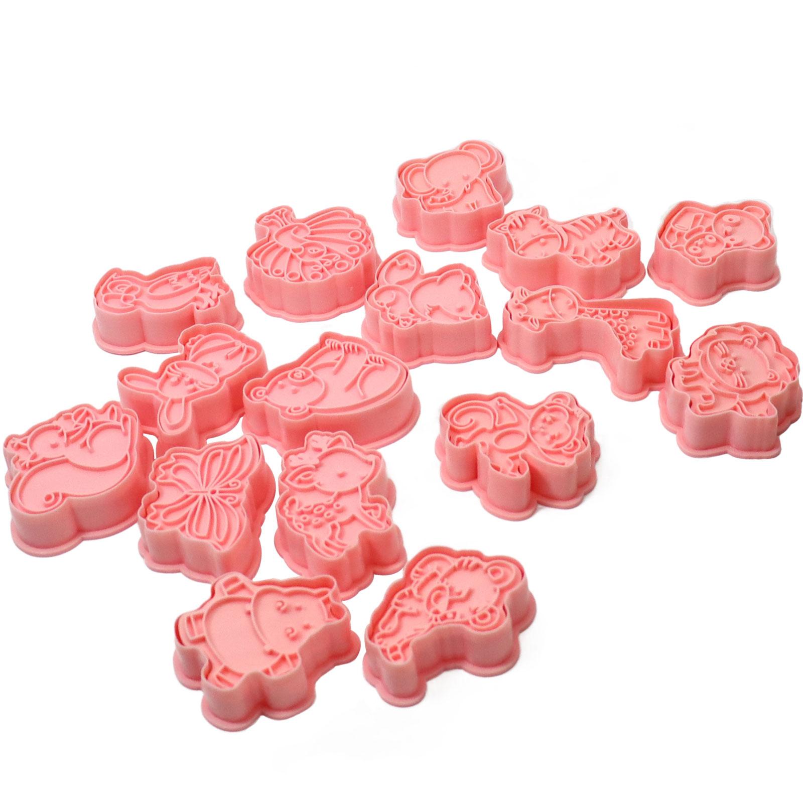 16 шт. Формочки для печенья в виде животных из мультфильмов — фото 7